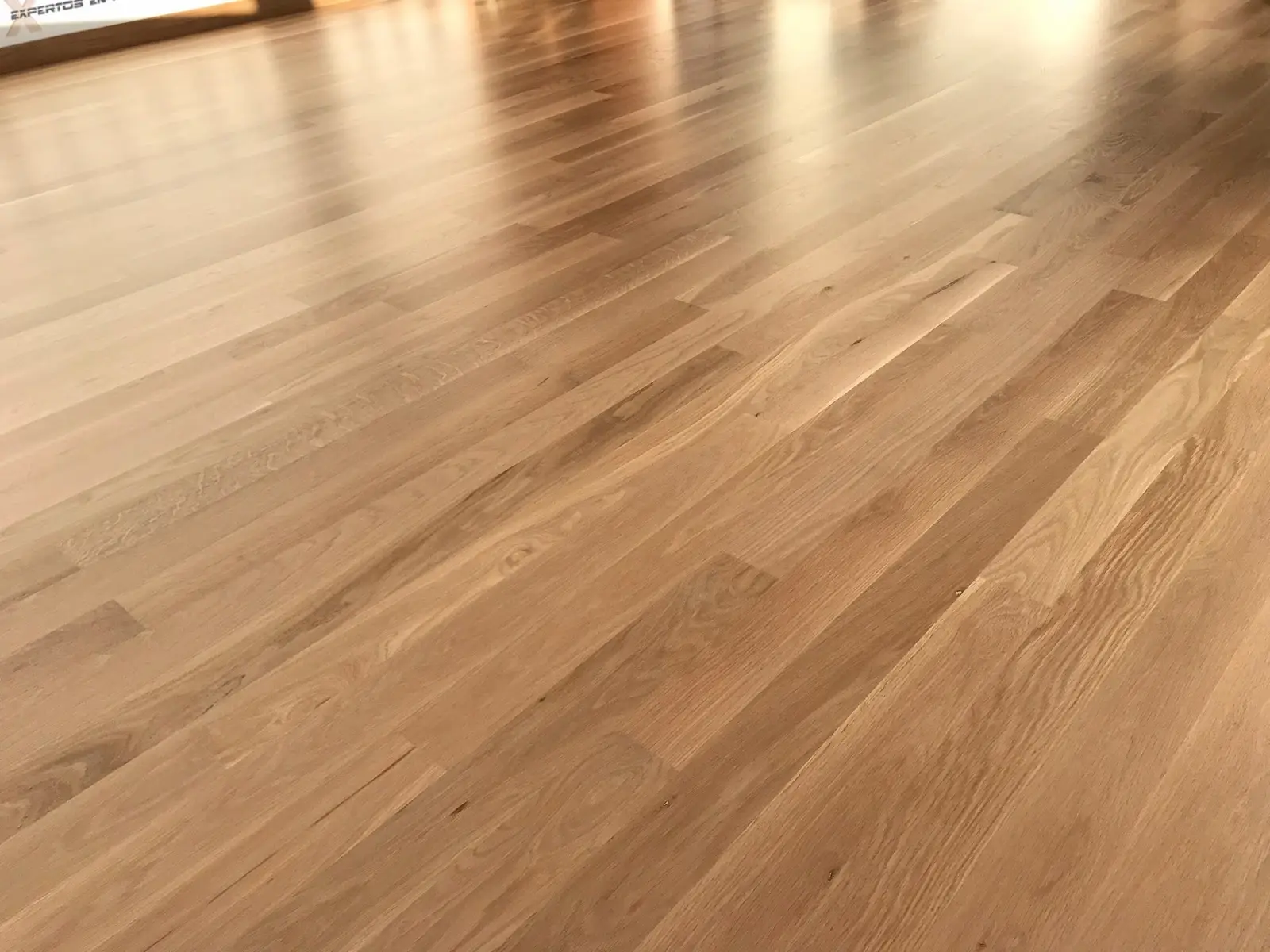 Levigatura parquet rovere naturale effetto lucido a Vercelli eseguita da Palumbo Pavimenti